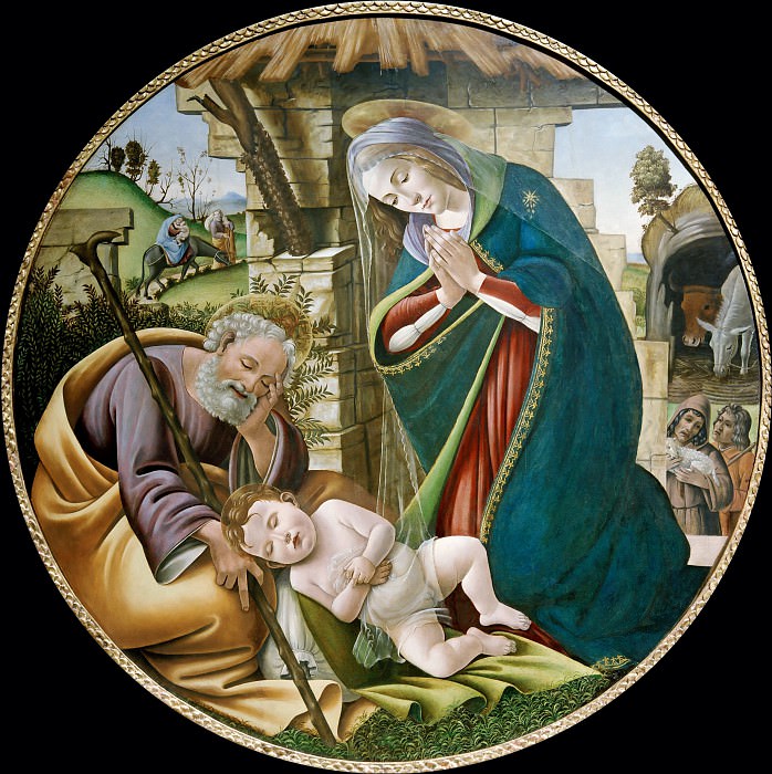 Adoration of the Christ Child, Alessandro Botticelli
