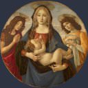 The Virgin and Child with Saint John and an Angel , Alessandro Botticelli