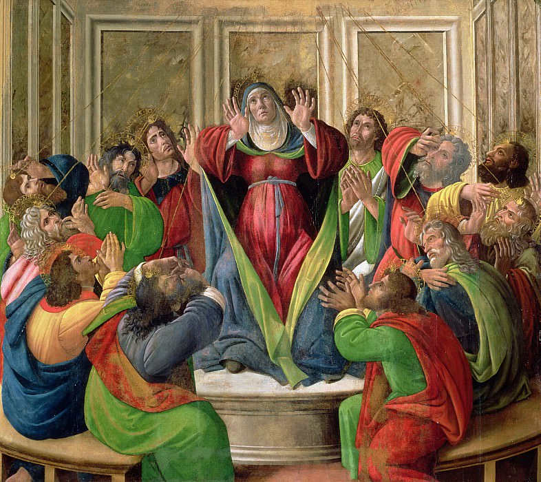 The Descent of the Holy Ghost , Alessandro Botticelli