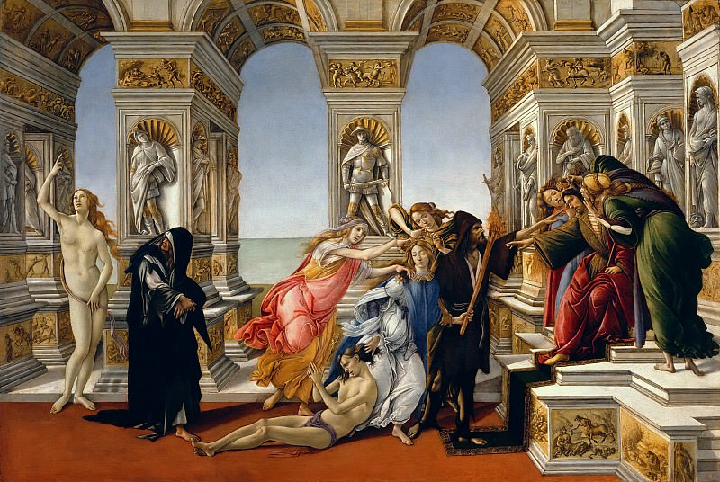Calumny of Apelles, Alessandro Botticelli