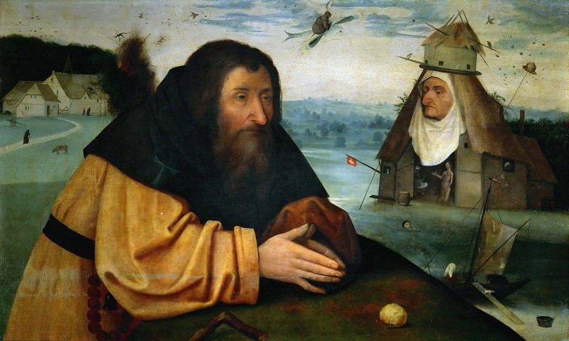 Temptation of Saint Anthony , Hieronymus Bosch