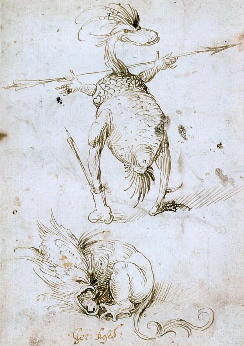 Two Monsters, Hieronymus Bosch