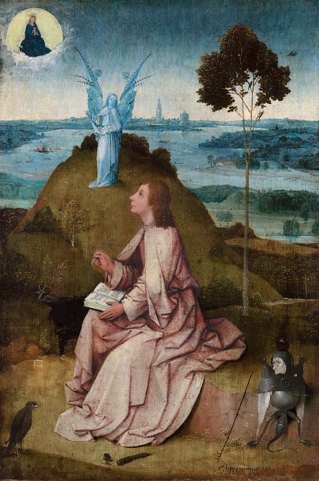 Saint John on Patmos, Hieronymus Bosch