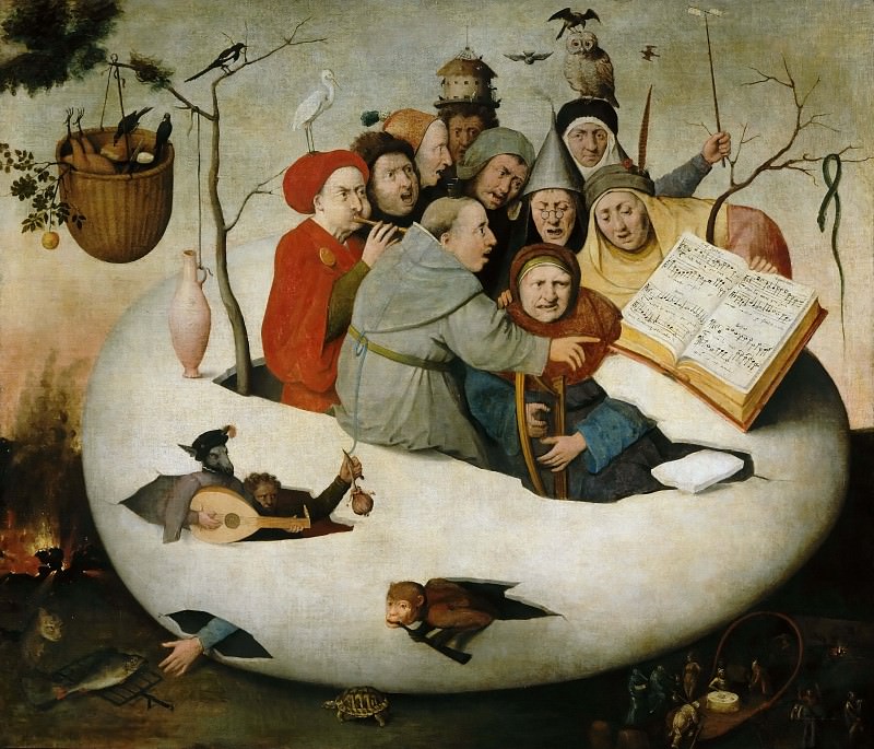 The Concert in an Egg , Hieronymus Bosch