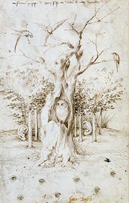 The Wood Has Ears, The Field Has Eyes, Hieronymus Bosch