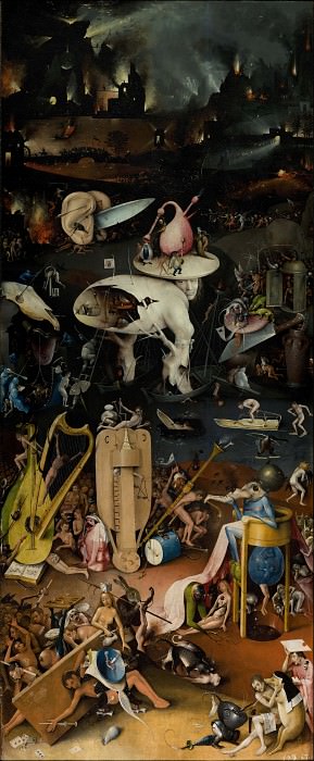 The Garden of Earthly Delights, right wing – Hell, Hieronymus Bosch