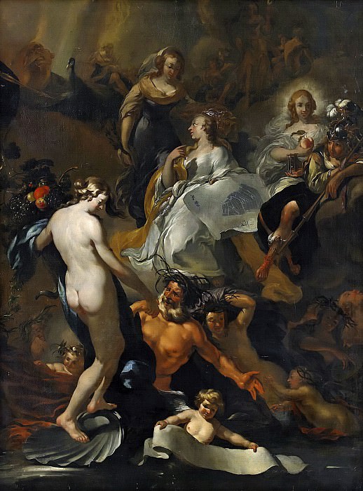 The mythological allegory, Nicolaes (Claes Pietersz.) Berchem