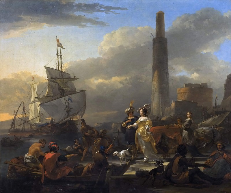 A Harbour Scene, Nicolaes (Claes Pietersz.) Berchem