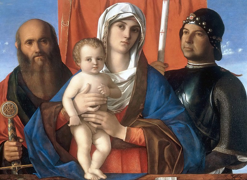 Mary with the Child between Saints Paul and George