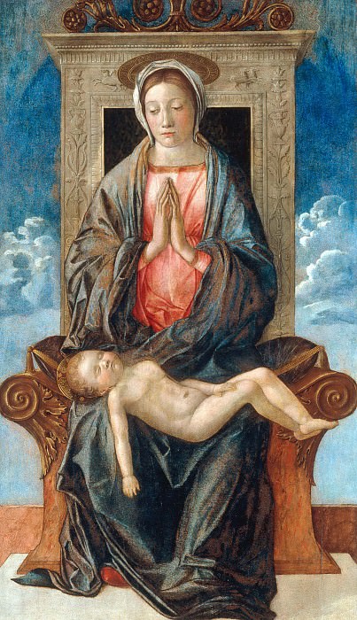 Enthroned Madonna and Child
