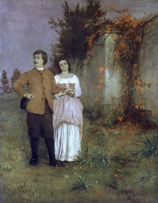  The artist and his wife