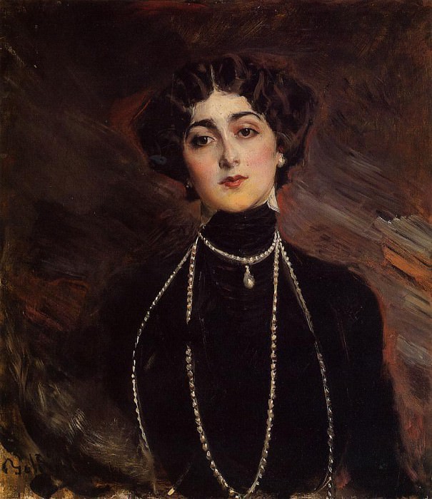 Portrait of Lina Cavalieri, Giovanni Boldini