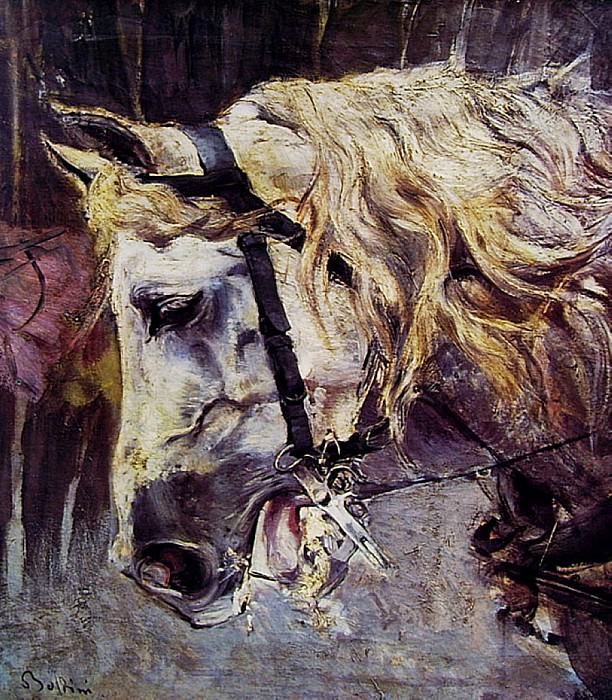 Эскиз головы лошади, Джованни Больдини