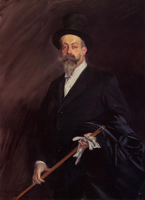 Portrait of Willy The Writer Henri Gauthier Villars 1905, Giovanni Boldini