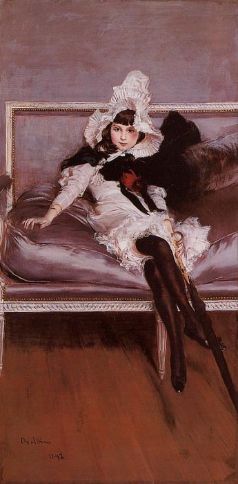 Portrait of Giovinetta Errazuriz 1892, Giovanni Boldini