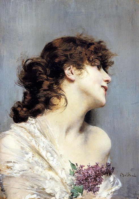  Profile Of A Young Woman, Giovanni Boldini