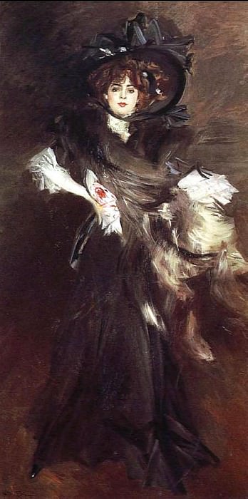 Portrait of Mlle Lantelme 1907, Giovanni Boldini
