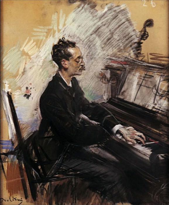 Il Pianista A Rey Colaco 1883, Giovanni Boldini