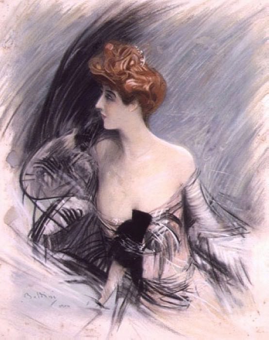 Portrait of Sarah Bernhardt, Giovanni Boldini