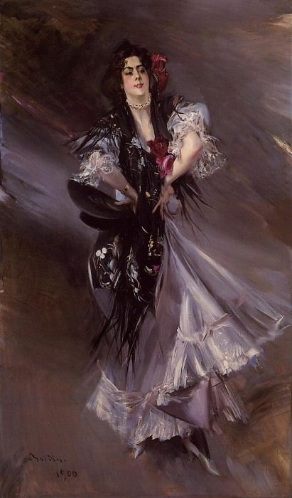  Портрет испанской танцовщицы Аниты де ла Ферье, 1900, Джованни Больдини