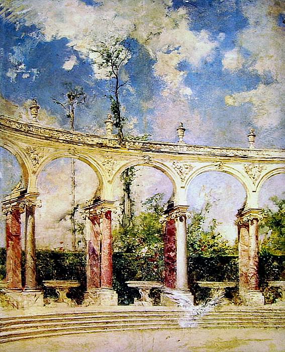 The Collonade in Versailles, Giovanni Boldini