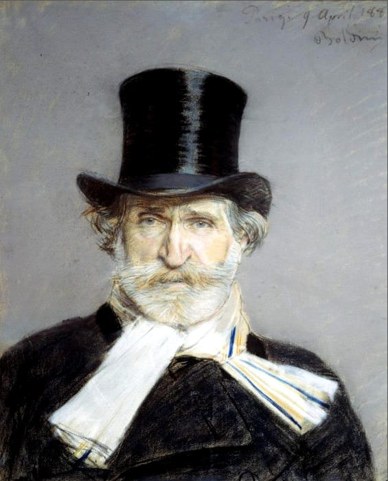  Портрет Джузеппе Верди, 1886, Джованни Больдини