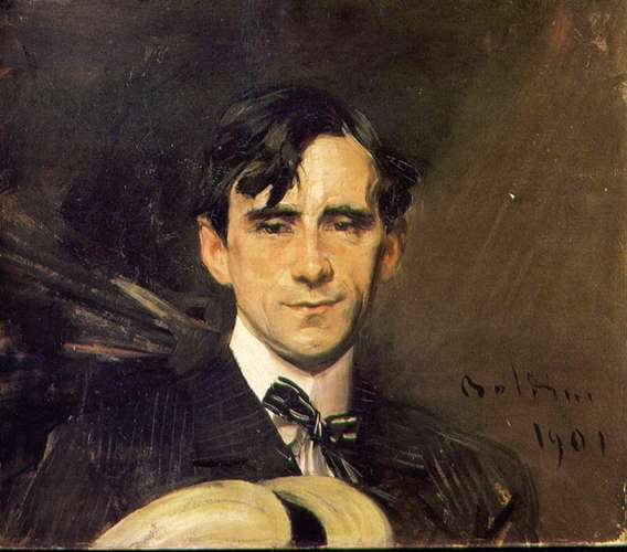 Portrait of Sem Georges Goursat , Giovanni Boldini