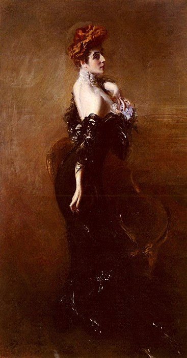 Madame Pages In Evening Dress, Giovanni Boldini