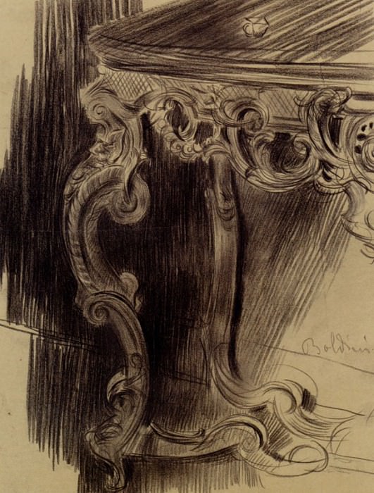 Study of a Table, Giovanni Boldini
