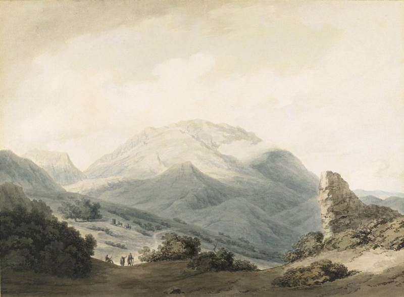 Mount Parnassus from the Road Between Livadia and Delphi