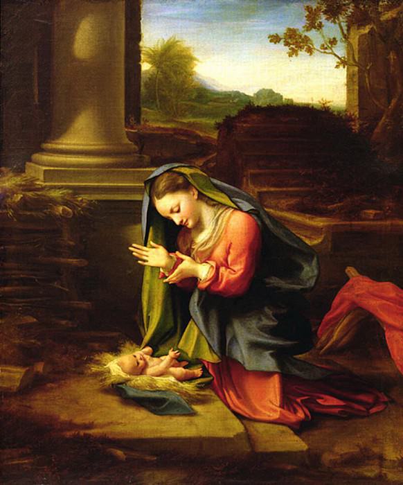 Our Lady Worshipping the Child