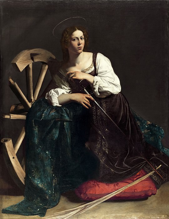 Saint Catherine of Alexandria, Michelangelo Merisi da Caravaggio