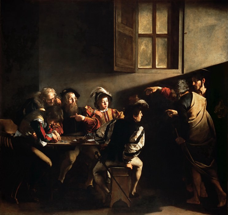 Призвание cвятого Матфея, Микеланджело Меризи да Караваджо