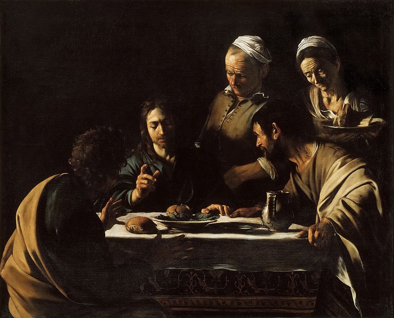 Supper at Emmaus, Michelangelo Merisi da Caravaggio
