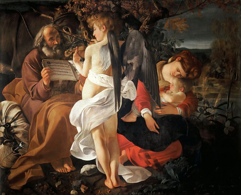 Rest on the Flight into Egypt, Michelangelo Merisi da Caravaggio