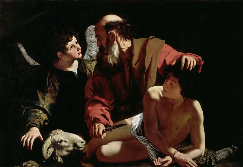 Sacrifice of Isaac, Michelangelo Merisi da Caravaggio