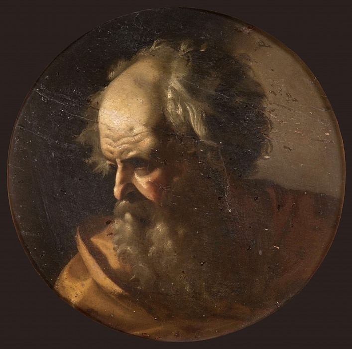 Head of an Apostle [School of], Michelangelo Merisi da Caravaggio