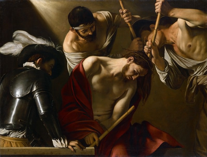 Crowning with Thorns, Michelangelo Merisi da Caravaggio