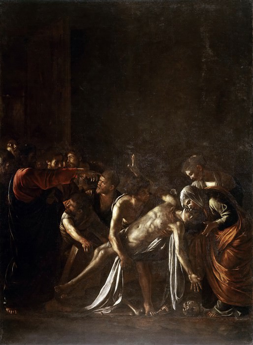 Raising of Lazarus, Michelangelo Merisi da Caravaggio