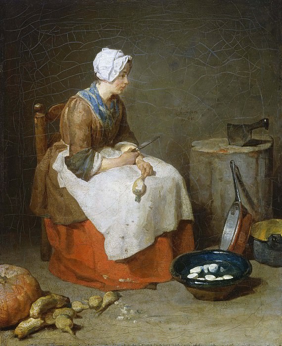 The Kitchen Maid, Jean Baptiste Siméon Chardin
