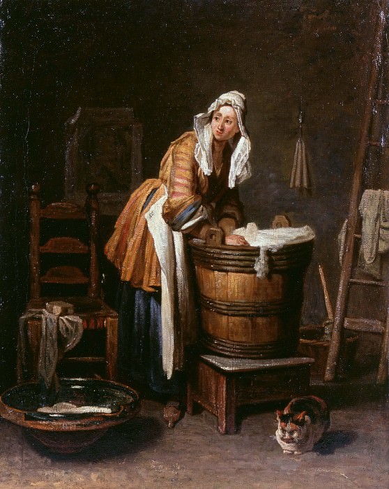 Washerwoman, Jean Baptiste Siméon Chardin
