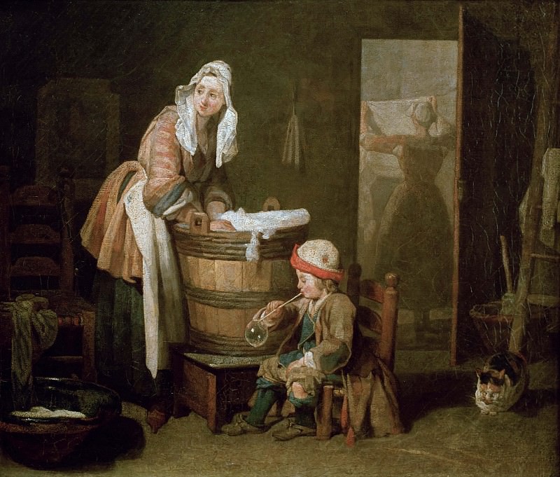 The Laundress, Jean Baptiste Siméon Chardin