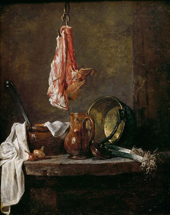 Still Life with a Cut of Meat, Jean Baptiste Siméon Chardin