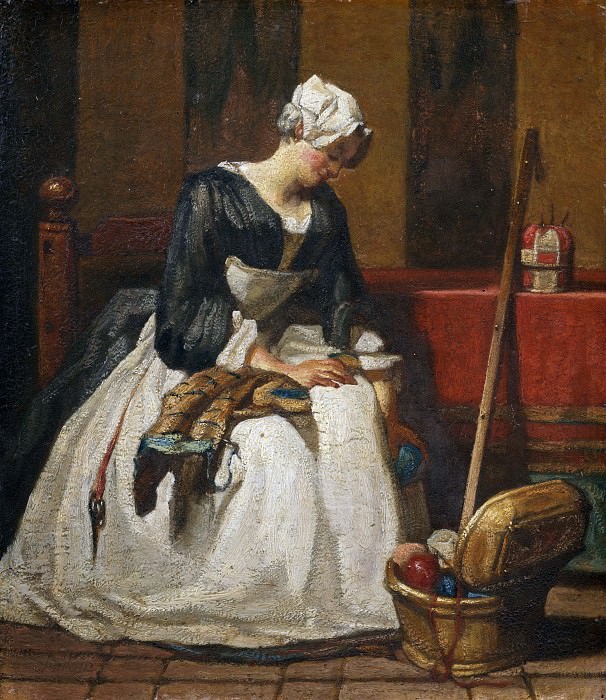 The Embroiderer, Jean Baptiste Siméon Chardin