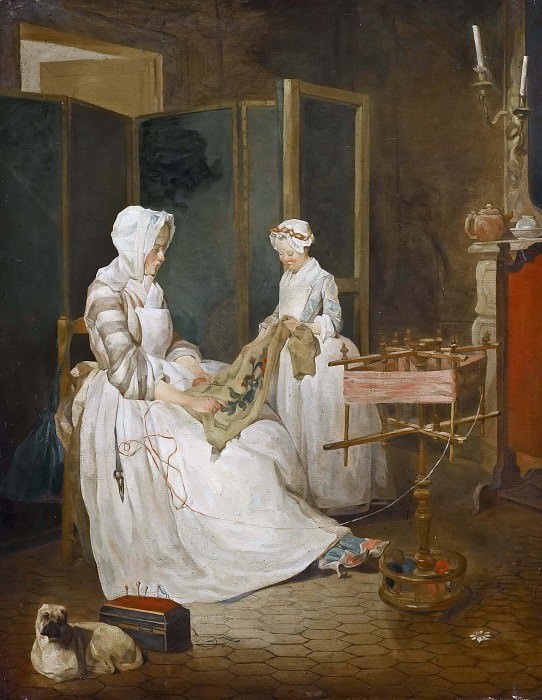 The Diligent Mother, Jean Baptiste Siméon Chardin