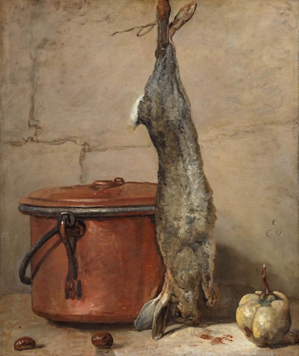 Кролик и медный котелок, Жан-Батист Симеон Шарден