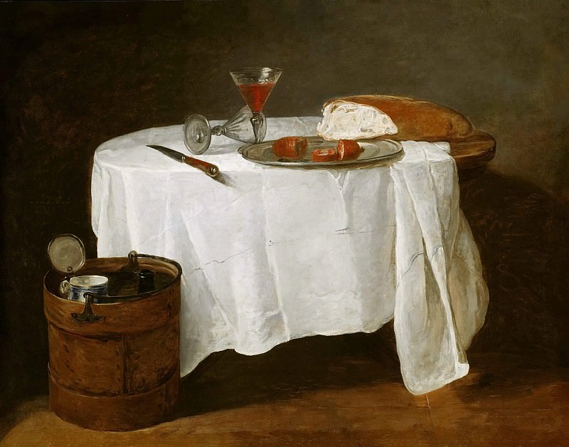 The White Tablecloth, Jean Baptiste Siméon Chardin