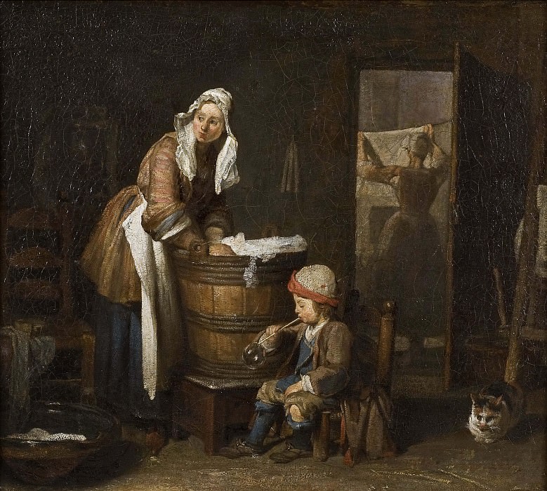The Washerwoman, Jean Baptiste Siméon Chardin