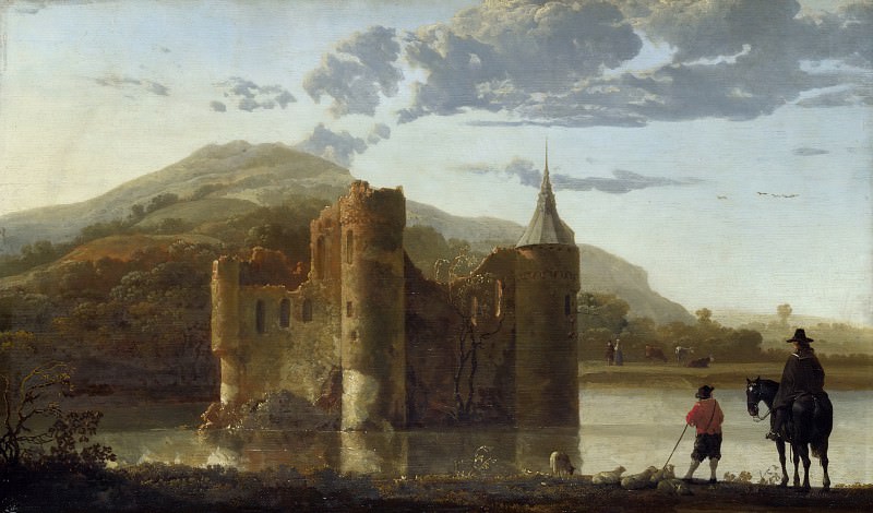 Landscape with Bergen Castle, Aelbert Cuyp