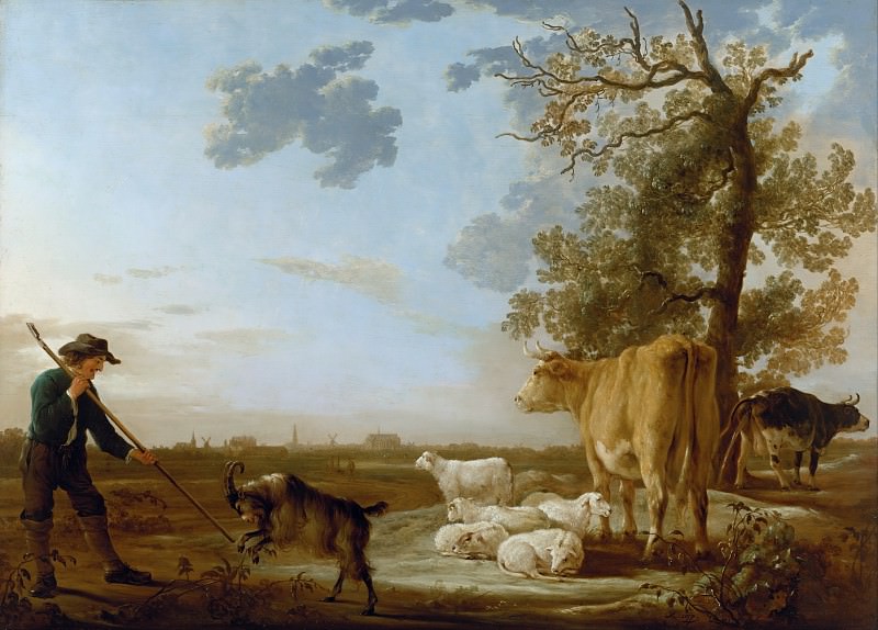 Landscape with herd, Aelbert Cuyp